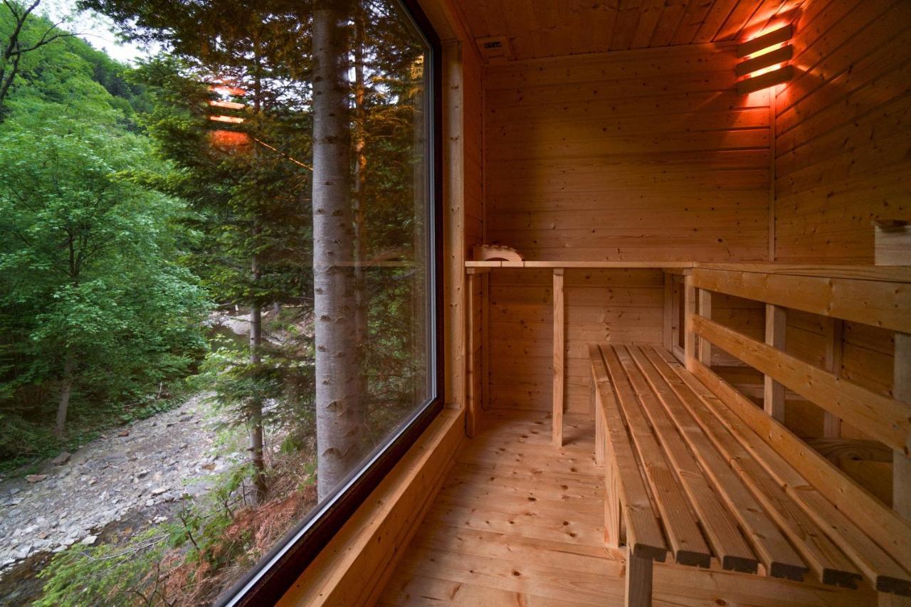 Novosiele Residence - Nad Gorska Rzeka - Lesne Spa Sauna Jacuzzi - Bieszczady Bystre  Bagian luar foto