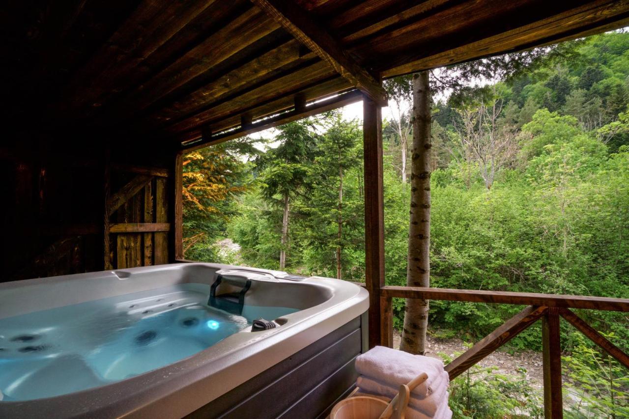 Novosiele Residence - Nad Gorska Rzeka - Lesne Spa Sauna Jacuzzi - Bieszczady Bystre  Bagian luar foto