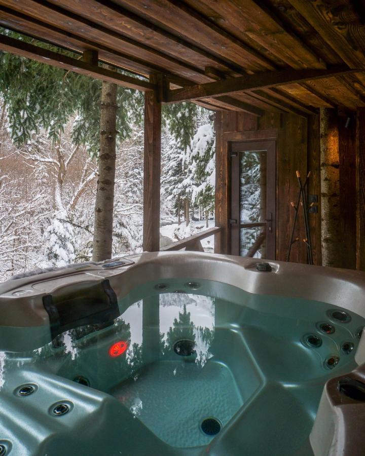 Novosiele Residence - Nad Gorska Rzeka - Lesne Spa Sauna Jacuzzi - Bieszczady Bystre  Bagian luar foto