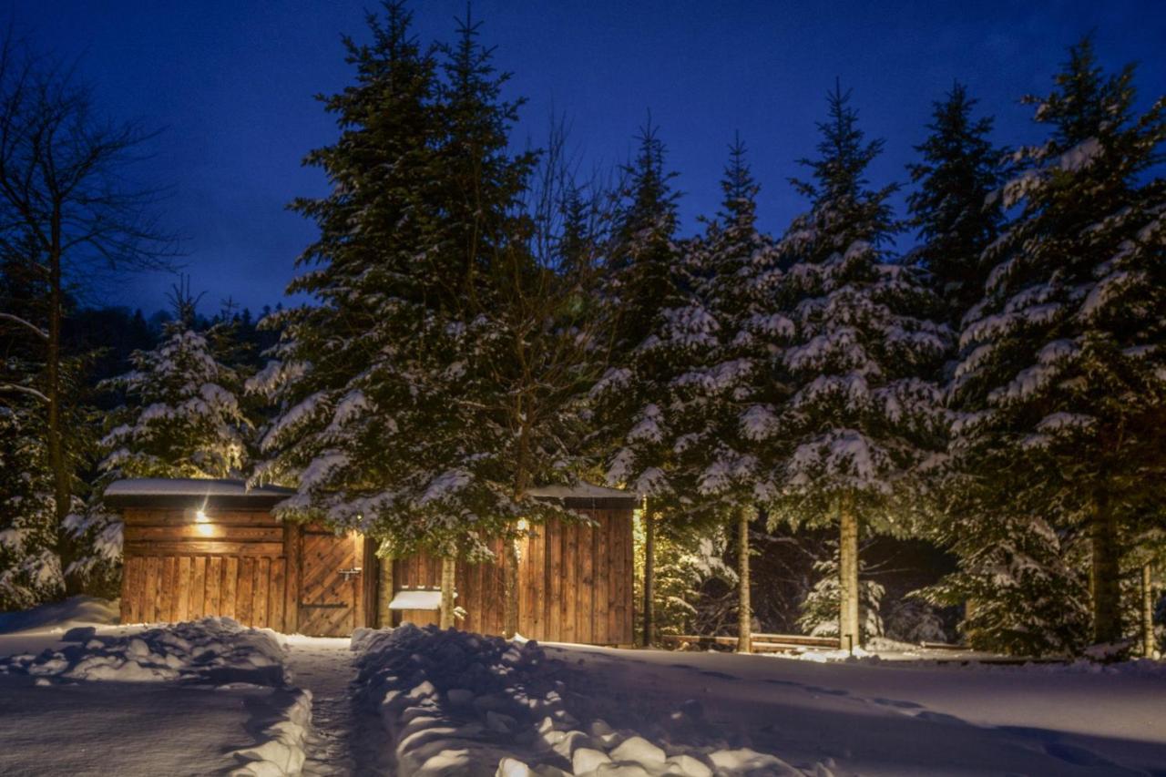 Novosiele Residence - Nad Gorska Rzeka - Lesne Spa Sauna Jacuzzi - Bieszczady Bystre  Bagian luar foto