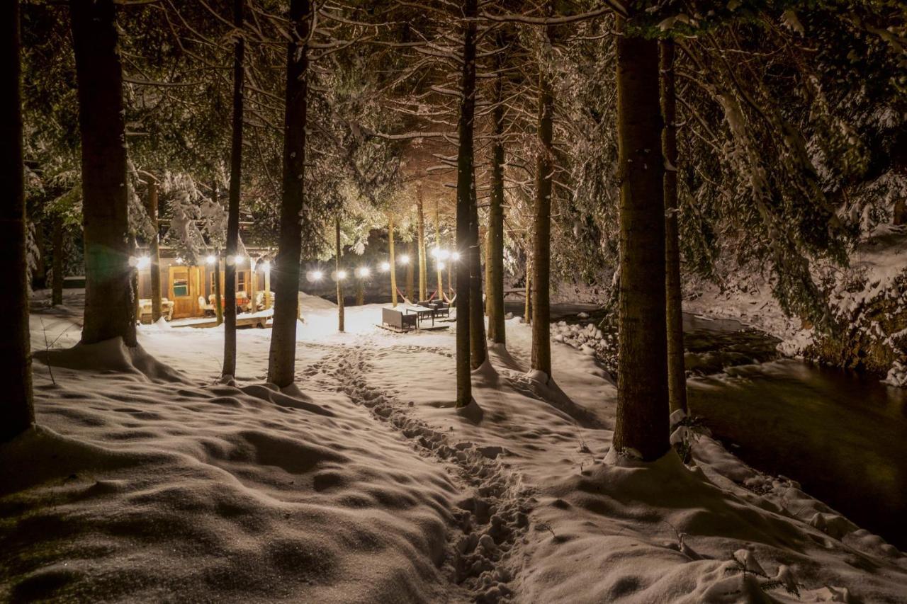 Novosiele Residence - Nad Gorska Rzeka - Lesne Spa Sauna Jacuzzi - Bieszczady Bystre  Bagian luar foto